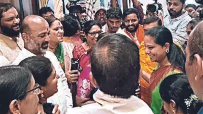Twitter war erupts between Telangana leaders K Kavitha, Bandi Sanjay over women empowerment